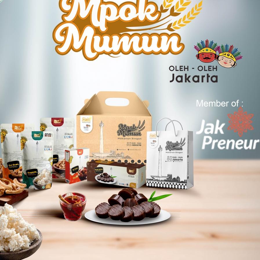

DISKON BRANDS FESTIVAL Paket oleh oleh dari jakarta dan khas betawi ekonomis - MPOK MUMUN grosir