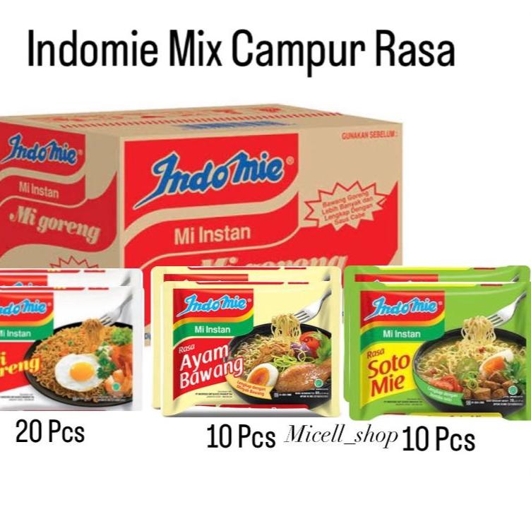 

12.12 Fasion sale PAKET INDOMIE MIX CAMPUR RASA INDOMIE GORENG ,SOTO, DAN AYAM BAWA serbuuu !