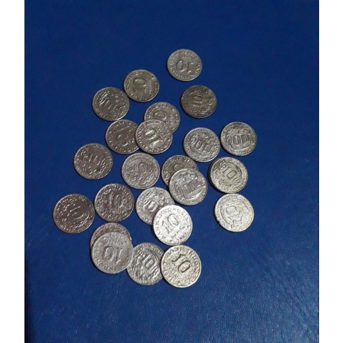 10 Rupiah 1971 ( bekas bersih bagus )