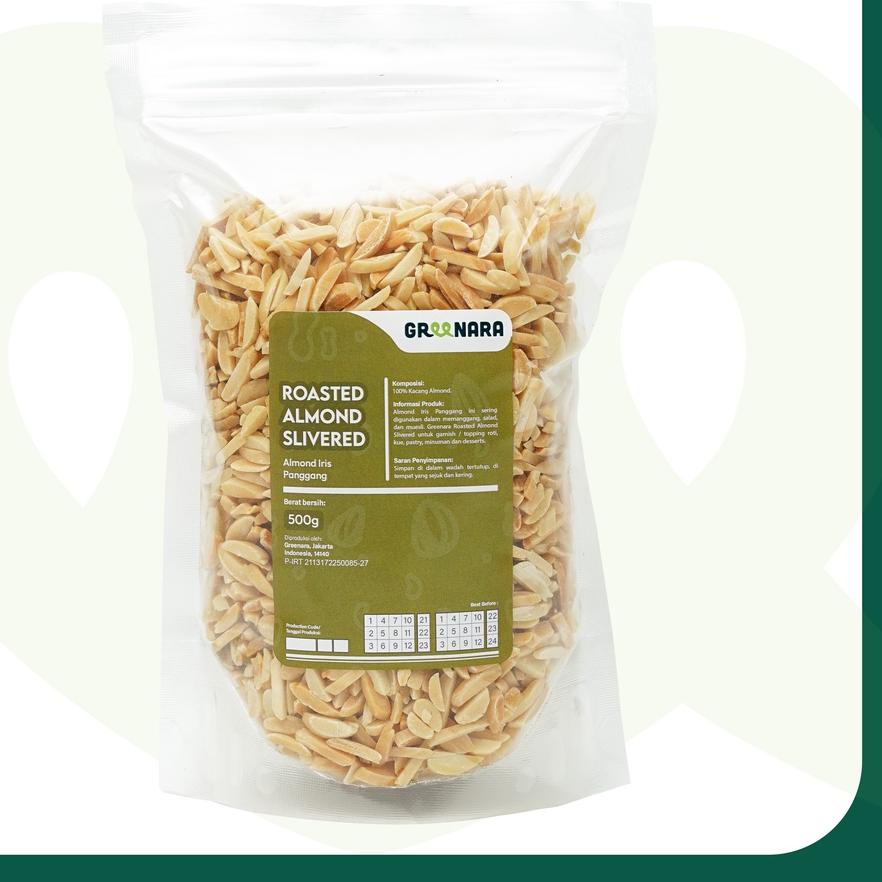 

Discount Today Roasted Almond Slivered 500gr / Almond Cacah Stick Panggang 500 gram buruan