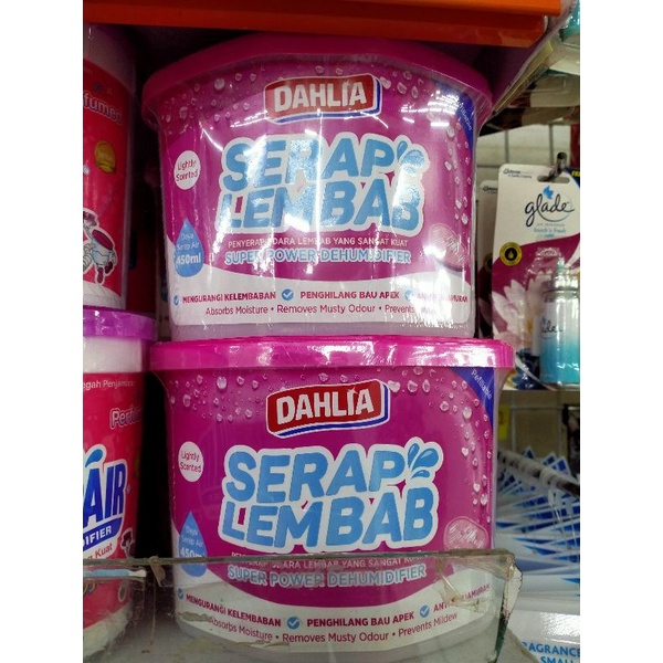 DAHLIA SERAP LEMBAB 250GR DAYA SERAP AIR 450ML