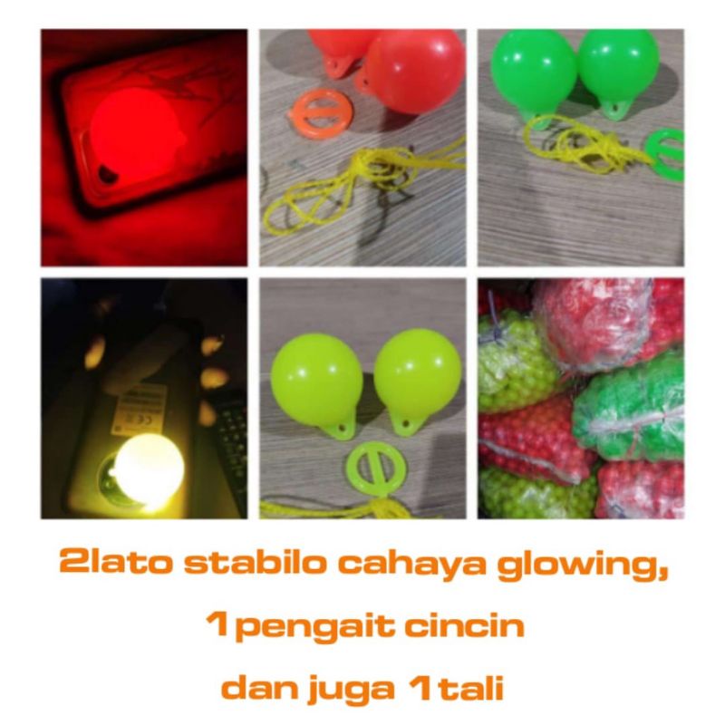 Mainan Anak Tradisional Latto  Etek Etek stabilo tembus cahaya/glowing isi 1set