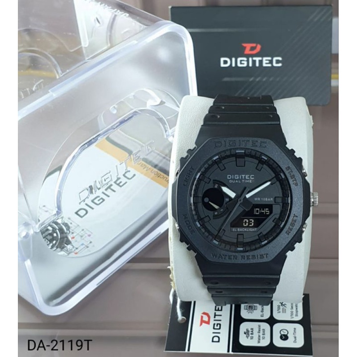 JAM TANGAN WANITA/ PRIA DIGITEC  DA-3119T 3119 ANALOG-DIGITAL TAHAN AIR