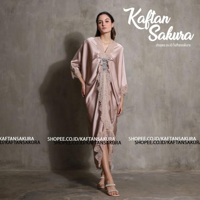 KAFTAN wanita FASHION MUSLIM PREMIUM untuk SERAGAMAN KONDANGAN LEBARAN