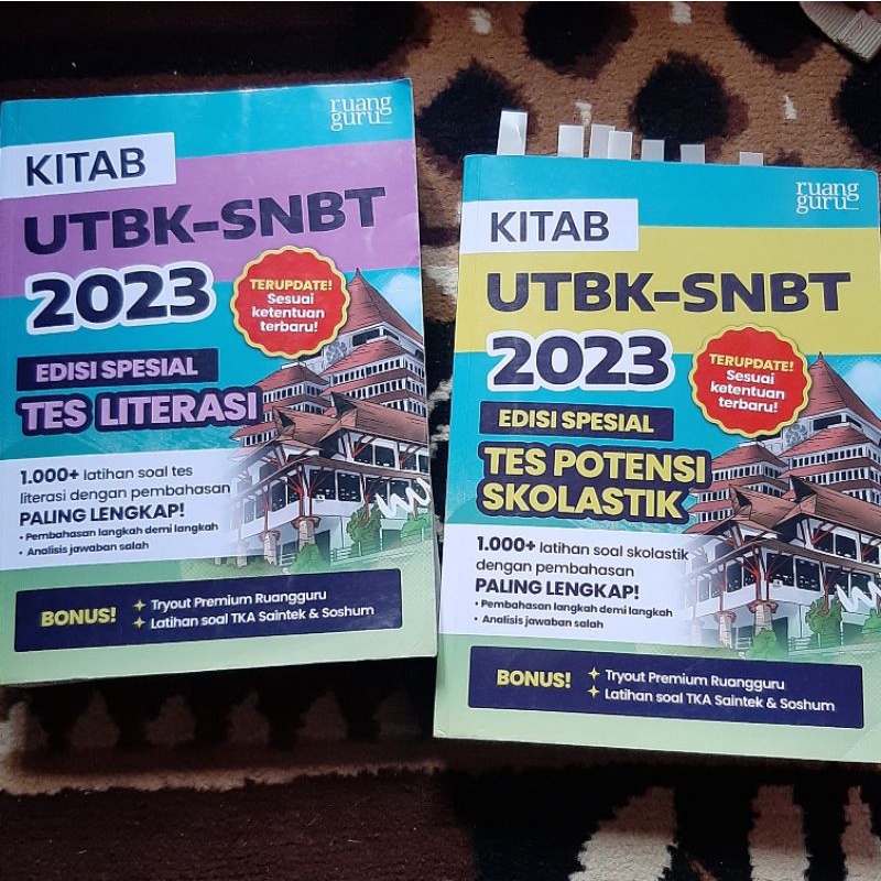 Kitab UTBK-SNBT tahun 2023 terbaru(Ruangguru) murah TPS dan TL