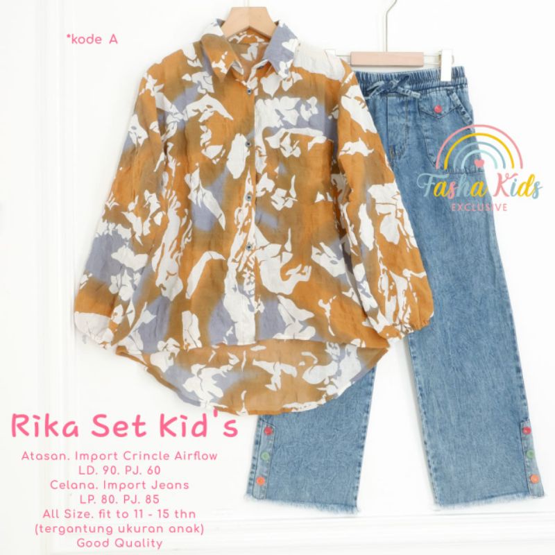 Rika set teen Kids fasha