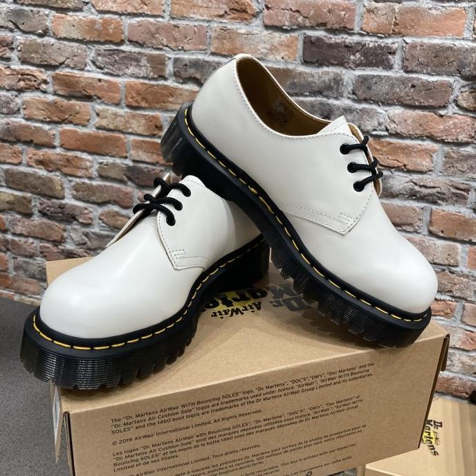 Terbaru Dr Martens 1461 Bex White Smooth Sale