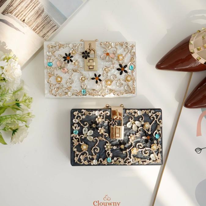Best Seller Clouwny - Mademoiselle Clutch Bag - Tas Wanita Terbaik