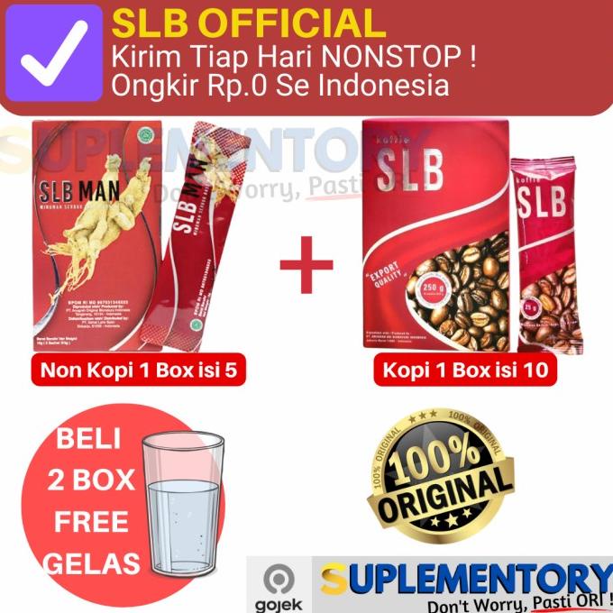 Kopi SLB Vitalitas Stamina Pria Dewasa Keras Tahan Lama Box 10 Sachet