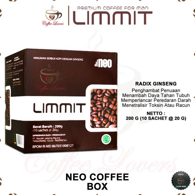 LIMMIT NEO 10 SACHET (BOX) - KOPI STAMINA PRIA