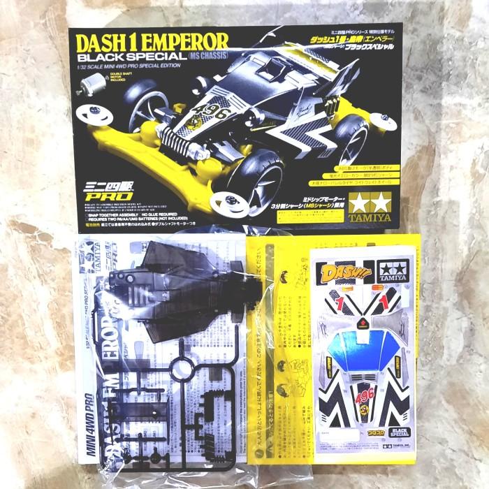 Body Dash 1 Emperor Black Special + Decal + Dus Manual Book Ori Tamiya