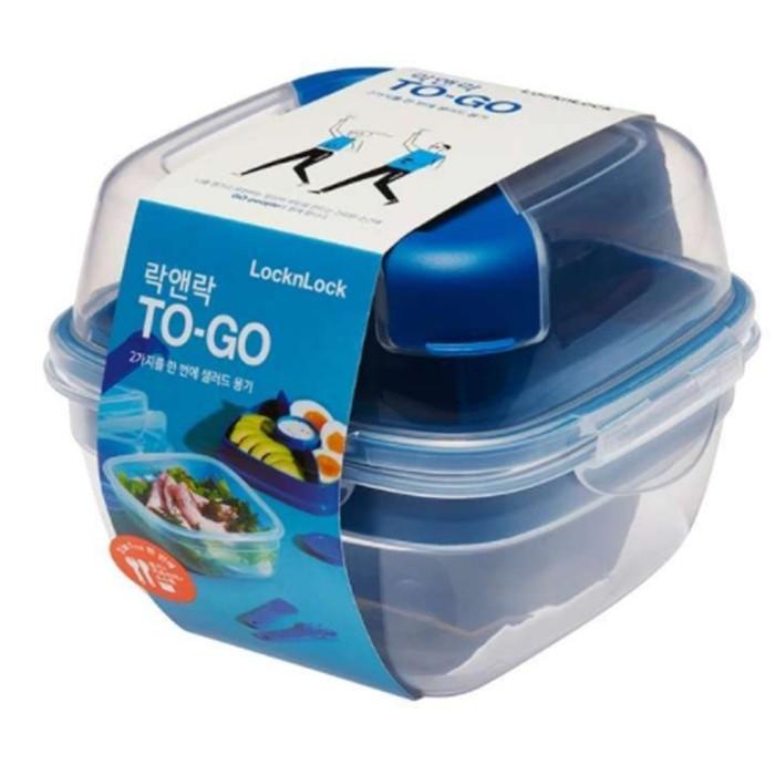 Terlaris Locknlock Exclusive Kotak Makan Salad To-Go 950Ml - Hsm8440