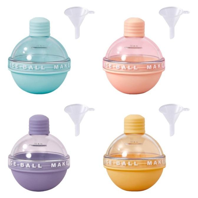 ICE CREAM MAKER IMPORT CETAKAN PEMBUAT ES KRIM WHISKEY BENTUK BULAT BAHAN SILIKON EL09I09A82L