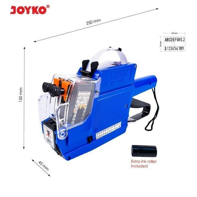 

Alat Label Harga 2 Baris 10 Digit ( Price Labeller Joyko Mx 6600 )