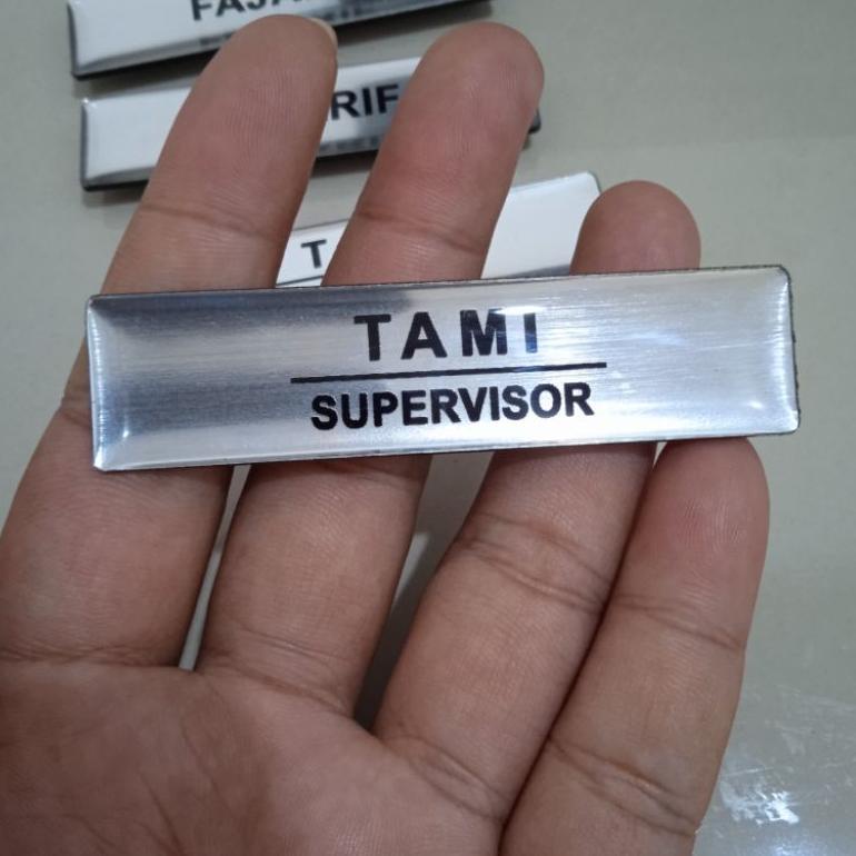 

[NEW PRODUCT !!!] Name Tag Gravoply Ukir Lapis Resin Silver Gold [KODE 454]