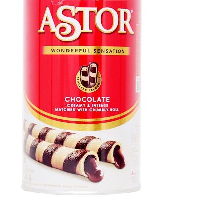 

Promo ⭐ Astor Kaleng Wafer Stick Roll Double Chocolate Coklat 330gr/330gram/330/330 gr