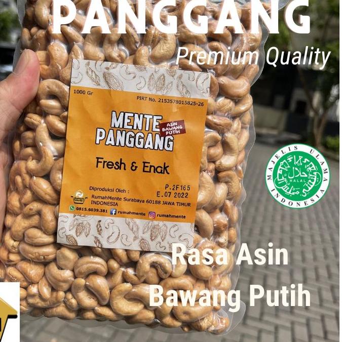 

Diskon ✅⭐ KACANG METE UTUH PANGGANG RASA ASIN BAWANG PUTIH 200GR
