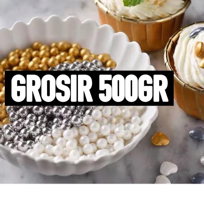 

Discount ✅ Grosir 500gr White Silver Gold Shimmer Gold Sprinkle Hiasan Kue Ultah
