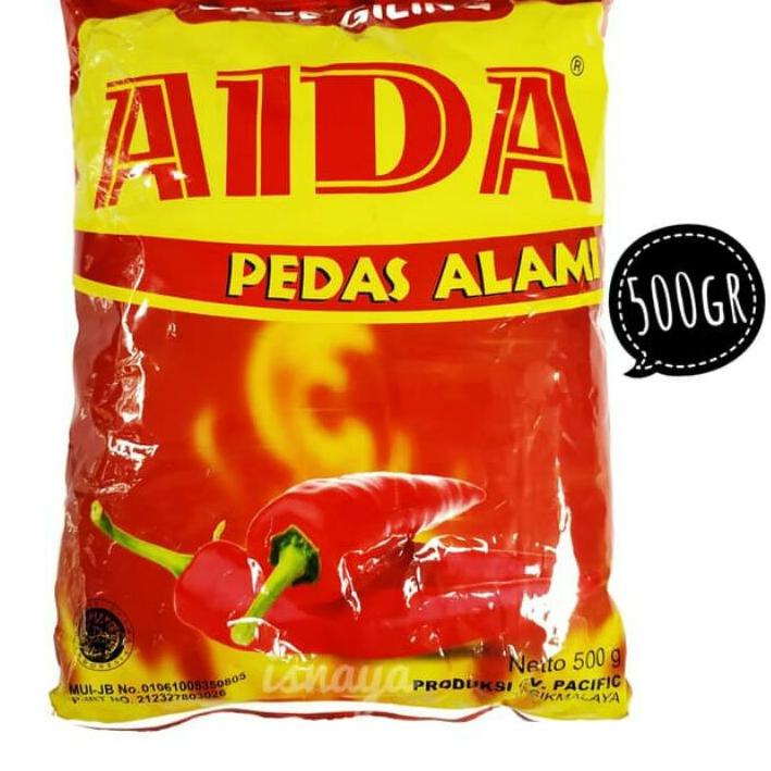 

Promo ✔️ Cabe Pedas AIDA Kemasan 500 gr