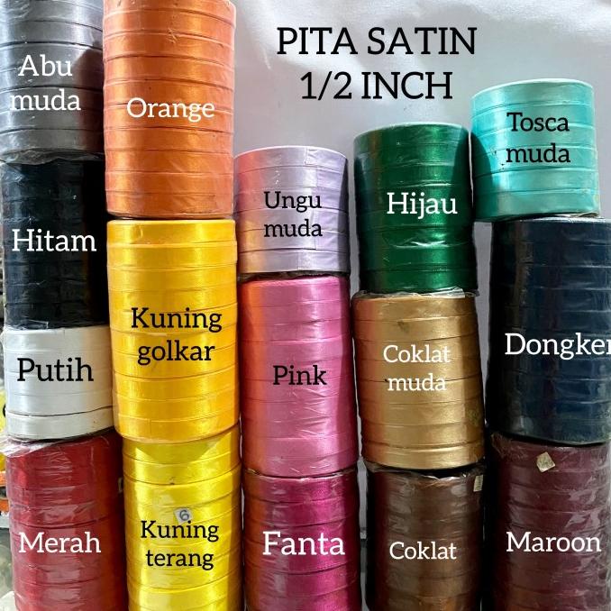 

=====] Pita satin 1/2 inch per rol