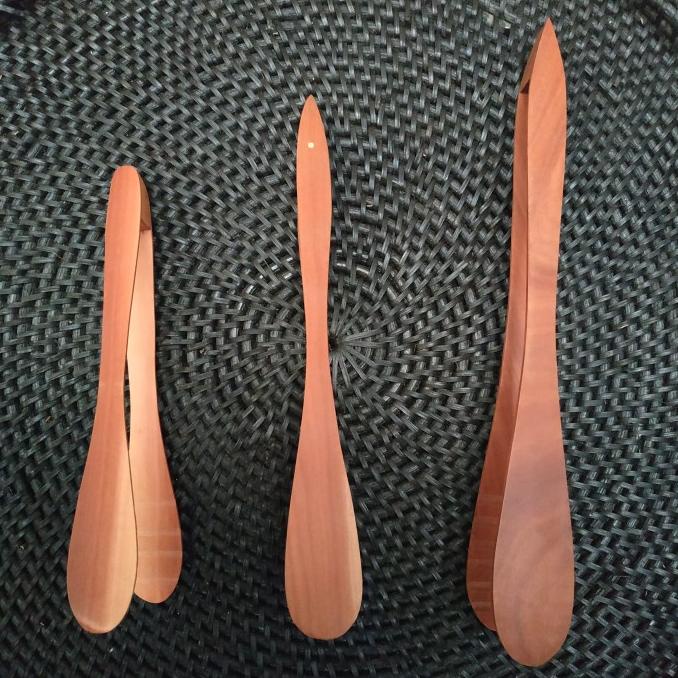 >>>>>] Capit Kayu / Capit Makanan / Wooden Tongs / Pencapit / Capitan - S