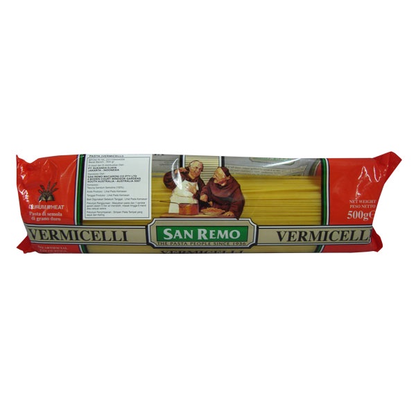 

SAN REMO VERMICELLI 550 GR - PASTA