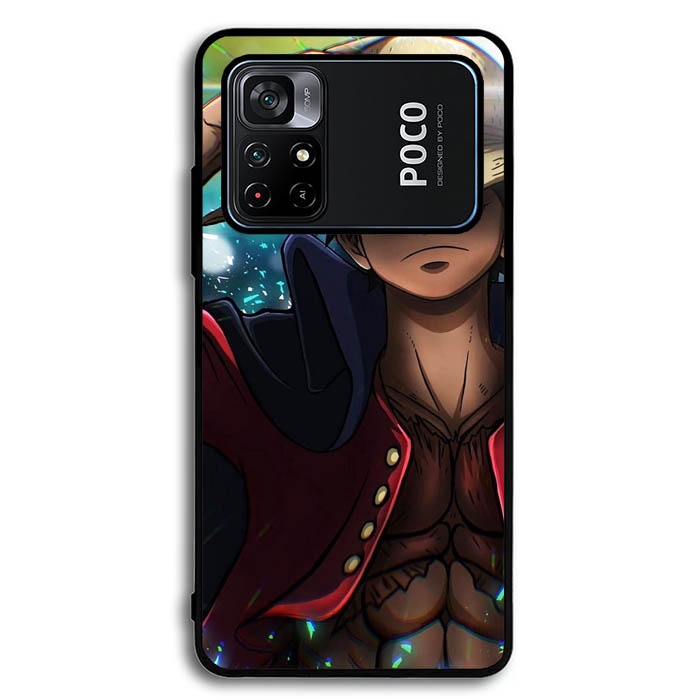 Hardcase Casing Xiaomi Poco M3 M4 M5 F2 F3 X3 C40 Pro Luffy One Piece AB1638 Case Cover