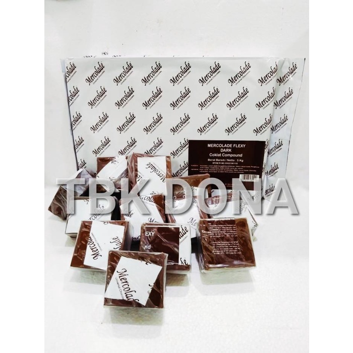 

Terlaris Mercolade Flexy Dark Coklat Compound Repack 245-255 Gr