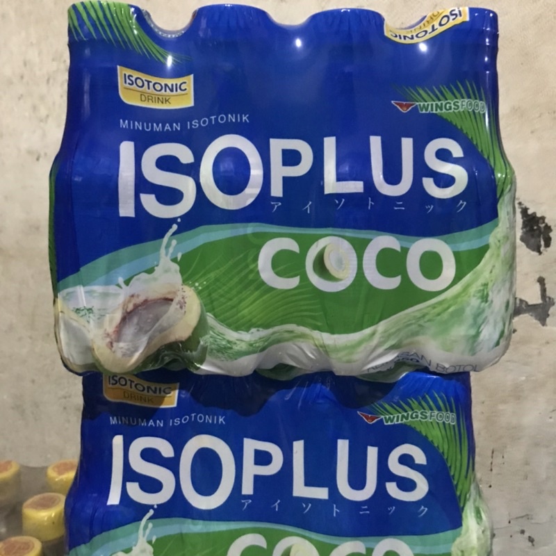 

〖Isoplus COCO 350ml | 1 Kemasan - 12 Botol | Wings Food | Minuman Isotonik Kelapa Coconut〗