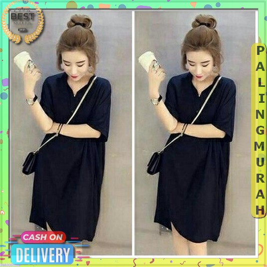 Bayar Di Tempat Fashion Wanita Dress Rajut Wanita Terbaru 2023 Ketat Body Remaja Kekinian Atasan Min