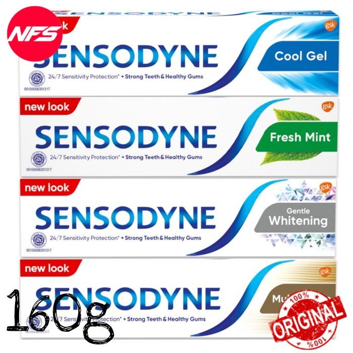 Terlaris Sensodyne Pasta Gigi Sensitif-Cool/Fresh/Multi Action/White-100/160 Gr