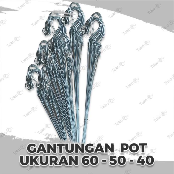 Terlaris Kawat Tali Gantung Pot Kawat Gantungan Pot Kawat Pot Gantung Satuan