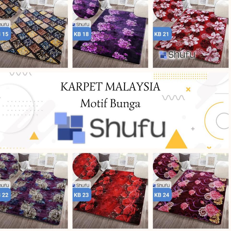 Pasti Laku Karpet Malaysia Jumbo 270 x 190 cm | Motif Bunga | karpet malaysia | Karpet Lantai | Karp