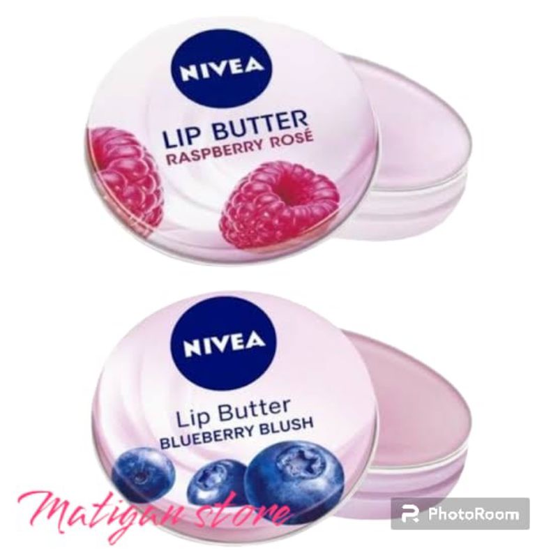 Nivea Lip Butter Raspberry / Blueberry 16,7gr