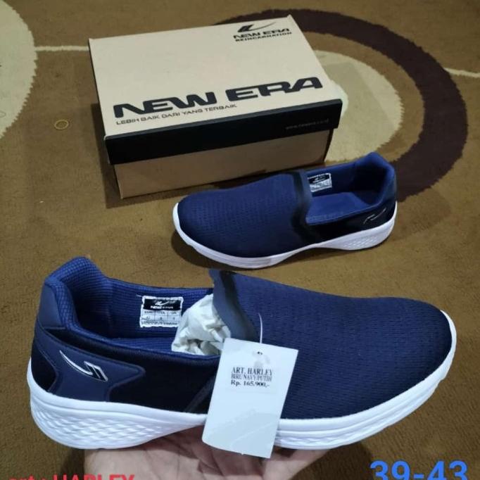 New Sale Sepatu Pria/Wanita Slip On New Era-Harley Original (Free Souvenir) Pengiriman Cepat