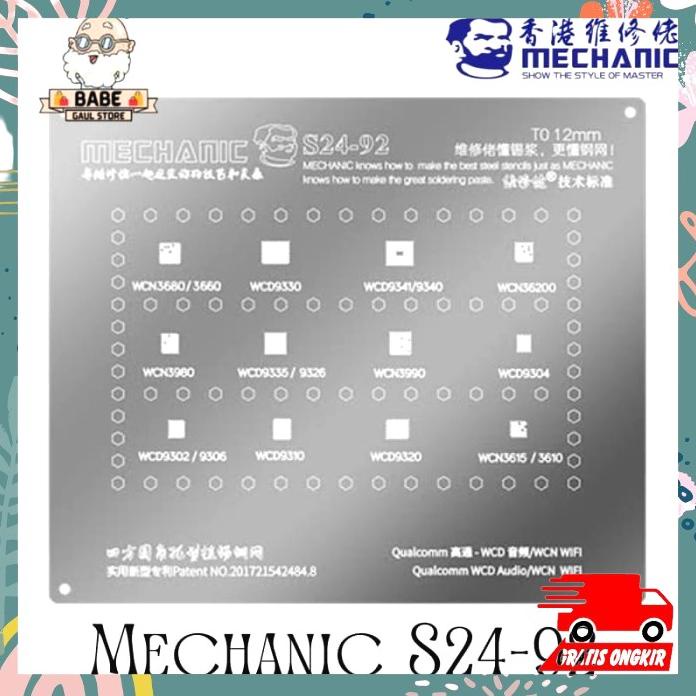 Plat Mechanic S24-92 Cetakan Ic Wcd3680 Wcn3615 Wcn3980 Original