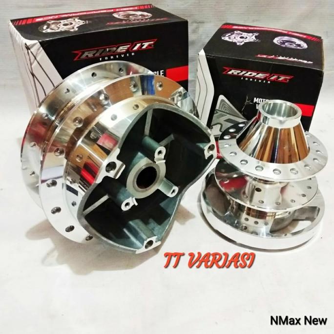 Tromol Nmax New Set Depan & Belakang RIDE IT