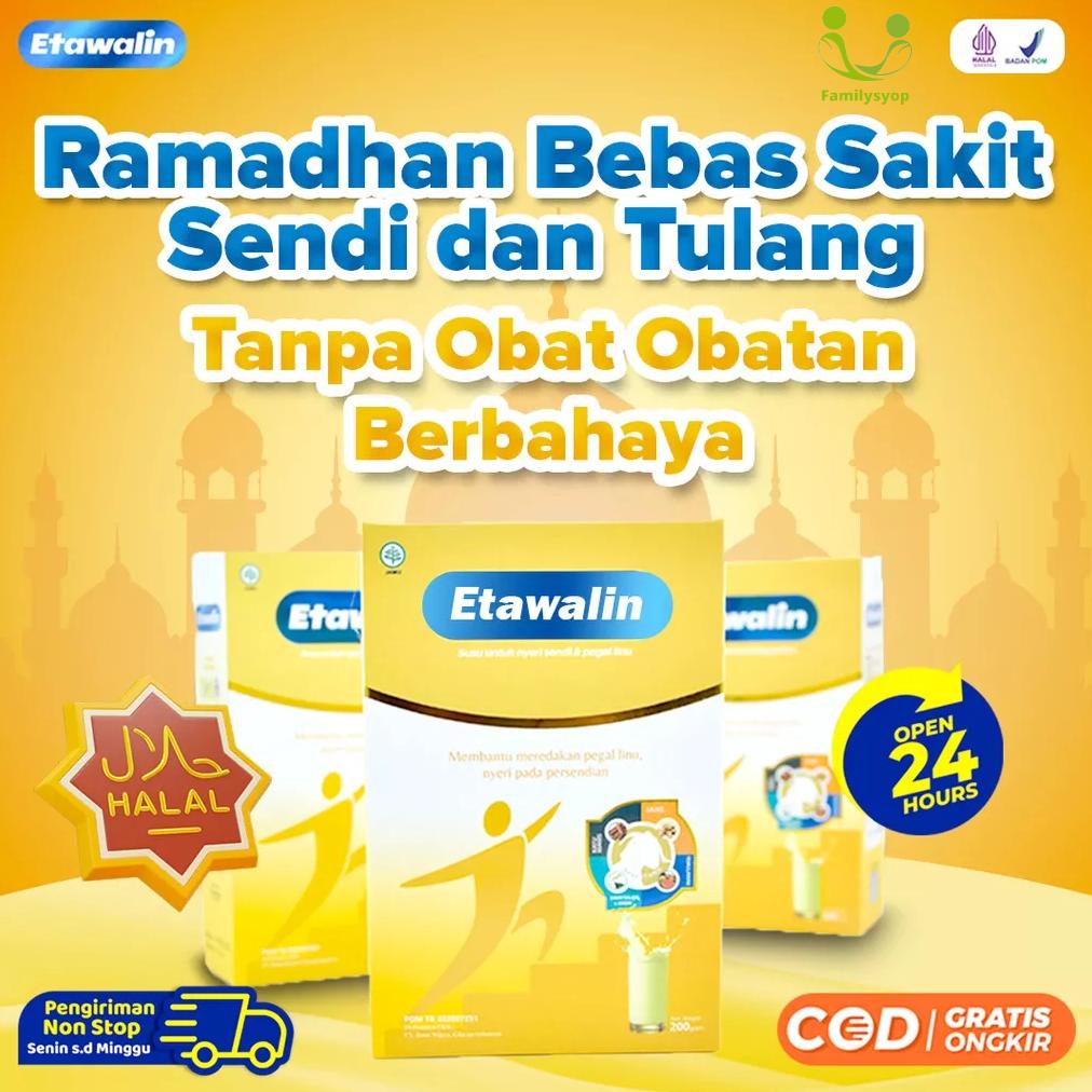 

Susu Etawalin Susu Kambing Etawa Tingkatkan Kepadatan & Kesehatan Tulang Sendi Atasi Nyeri Sendi & Osteoporosis Asam Urat Rematik Reumatik Cocok Untuk Lansia Non COD