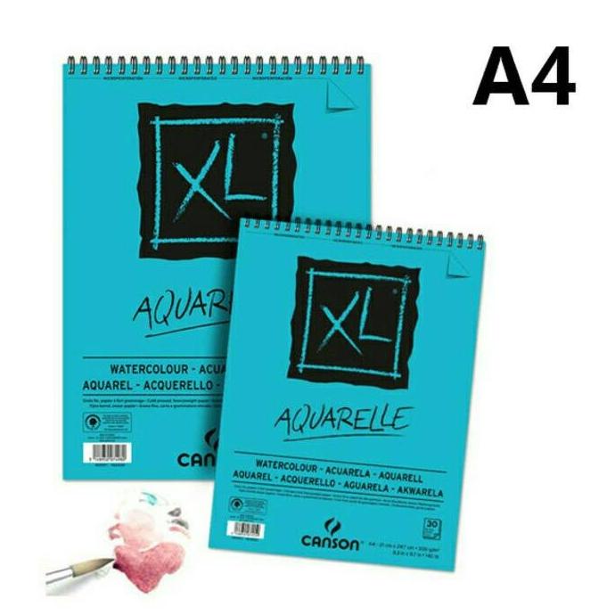 

canson XL watercolor pad a4 ring