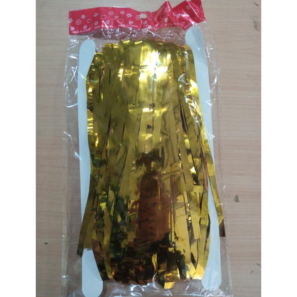 Tirai Foil Rumbai Pesta/Tirai Rumbai Warna Warni /Tirai Rumbai Foil Tirai Pesta