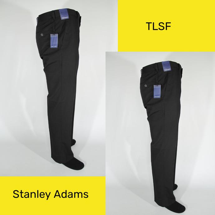 Celana Panjang Pria Stanley Adams HItam Slim Fit