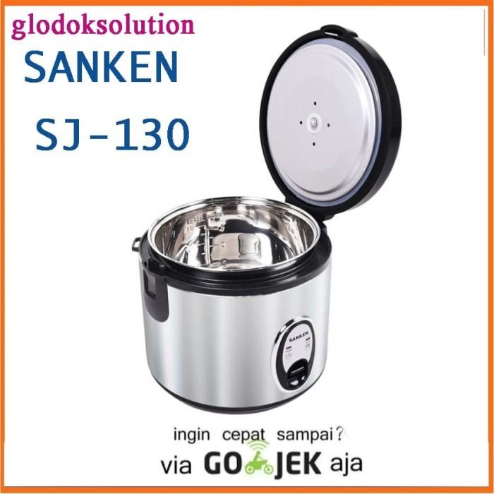 Terlaris Sanken Magicom/ Rice Cooker Stainless 1 Liter Sj-130 Rice Cooker