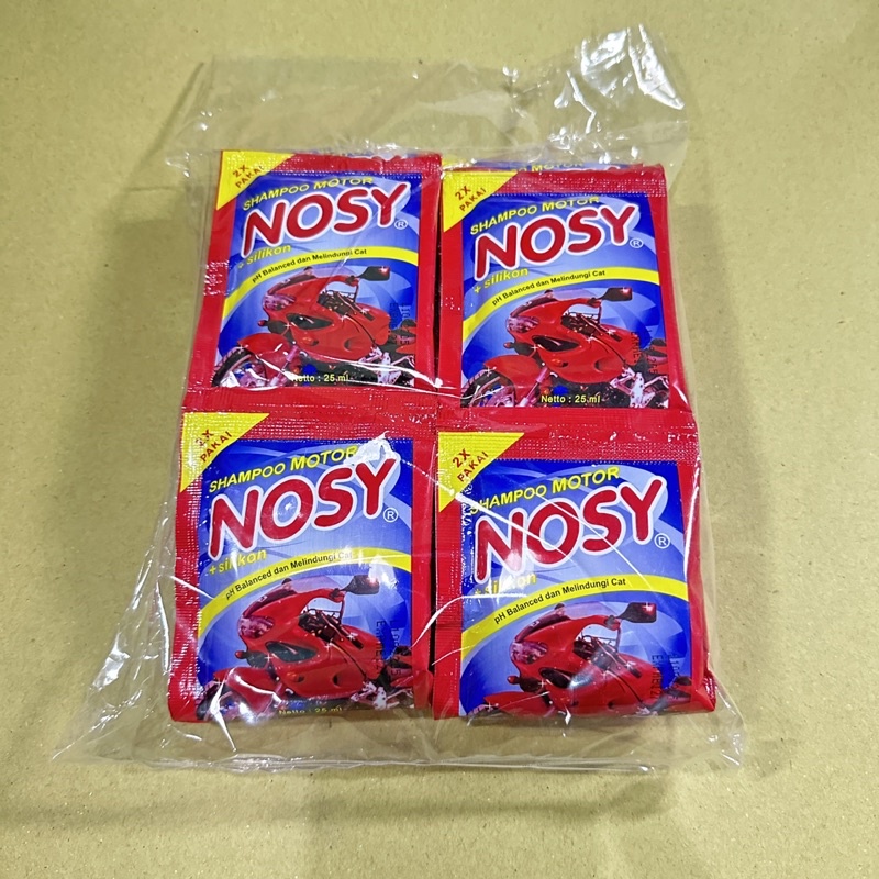 

Nosy Shampoo Motor Sachet 25ml isi 24 pcs TERLARIS