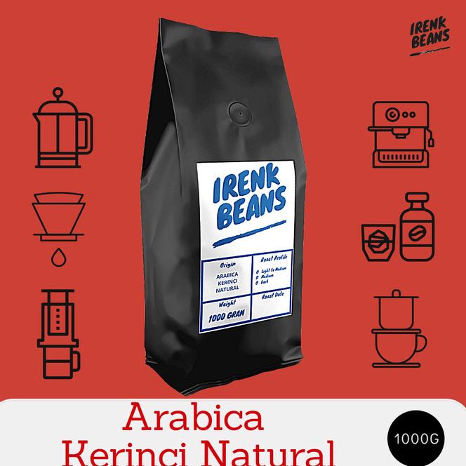 

Kopi Arabica Kerinci Natural 1000G Biji Bubuk