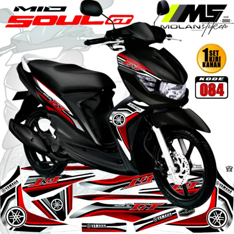 Decal Sticker Striping Variasi Mio Soul Gt 115 2012-2013-2014 Yamaha Mio Soul Gt 110 Yamaha Ego S 11