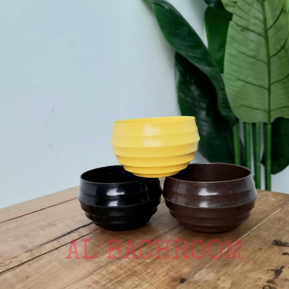 POT MELAMIN TAWON  BULAT 10CM  Y383-3 POT BUNGA HIAS