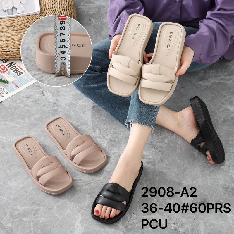 Sandal Kokop Wanita Karet Import Strap 3 Empuk Ringan BALANCE 2908-A2