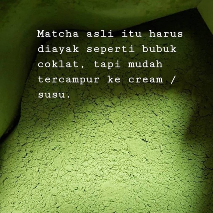 

Japan JP Matcha Powder Green Tea / Bubuk Matcha Jepang Teh Hijau