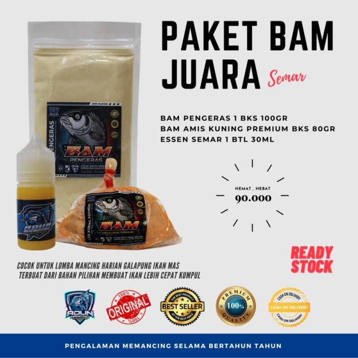 Terlaris Paketan Semar/Bam Amis Kuning Premium Umpan Adun Mancing