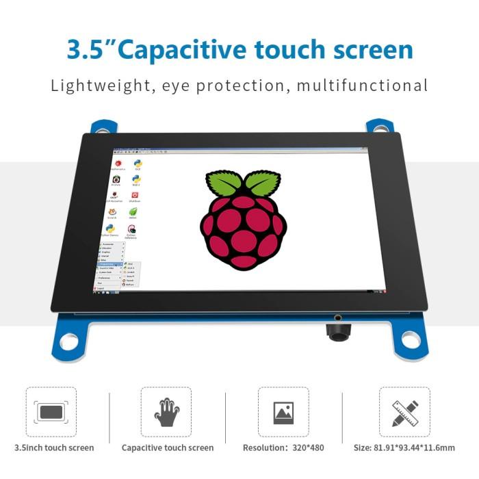 Terlaris Monitor Touchscreen 3.5 Inch Lcd Mini Portable Hdmi Micro Usb 5V Layar